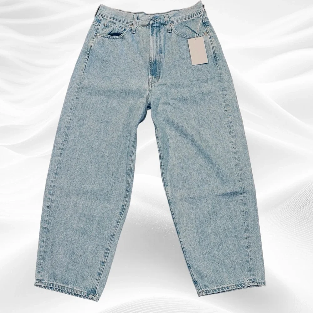 Edwin Dani Jeans‎ in Escape Blue  Cropped Wide Leg Size 28X25